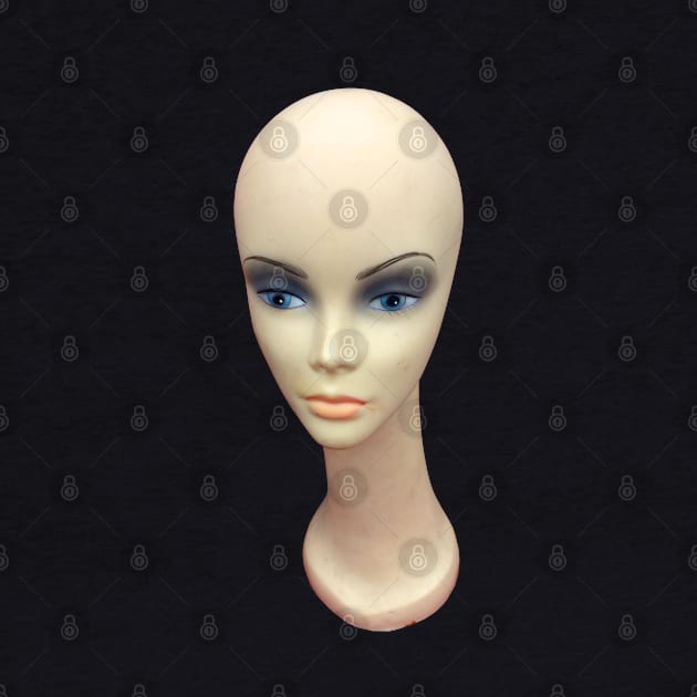 Pale Fashion Doll Wig Head by badlydrawnbabe